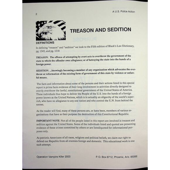 Operation Vampire Killer 2000 Original 1992 Publisher Printing - Picture 4 of 14